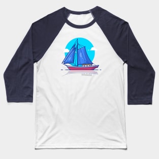 Sailing Boat (2) Baseball T-Shirt